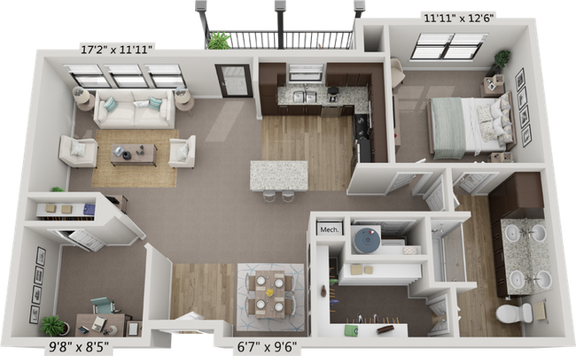Unit 4101 4101 floor plan